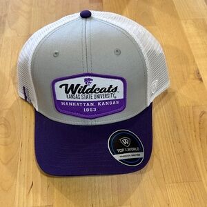 Kansas State Wildcats Gray and Purple Cap
